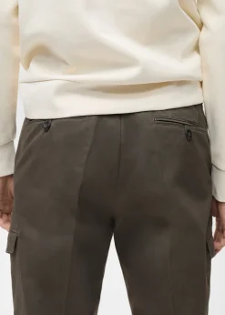 MANGO Spodnie*Spodnie regular fit cargo z bawełny