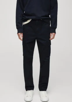 MANGO Spodnie*Spodnie regular fit cargo z bawełny