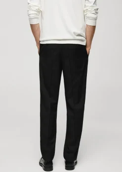 MANGO Spodnie*Spodnie regular fit z zaszewkami