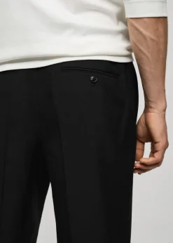 MANGO Spodnie*Spodnie regular fit z zaszewkami