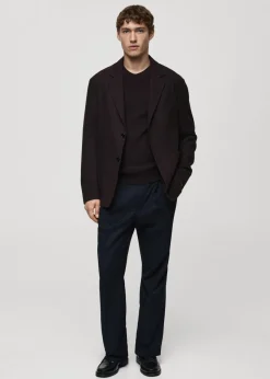 MANGO Spodnie*Spodnie regular fit z zaszewkami