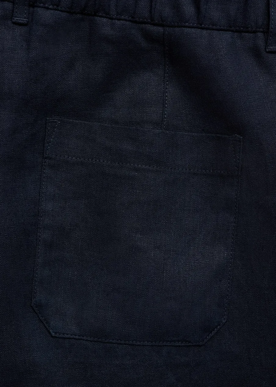 MANGO Spodnie*Spodnie relaxed fit z 100% lnu