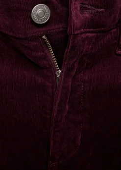 MANGO Dżinsy*Spodnie Sienna flare crop ze sztruksu