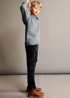 Dzieci MANGO Spodnie*Spodnie sztruksowe cargo