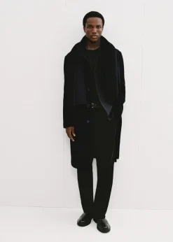 MANGO Spodnie*Spodnie sztruksowe straight fit z zakładkami