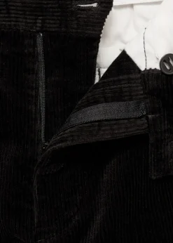 MANGO Spodnie*Spodnie sztruksowe straight fit z zakładkami