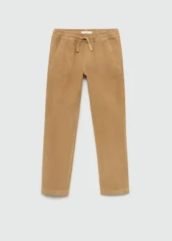 Dzieci MANGO Spodnie*Spodnie sztruksowe z elastycznym pasem