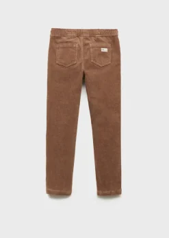 Dzieci MANGO Spodnie*Spodnie sztruksowe z elastycznym pasem