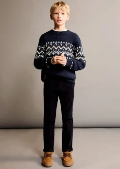 Dzieci MANGO Spodnie*Spodnie sztruksowe z prostą nogawką