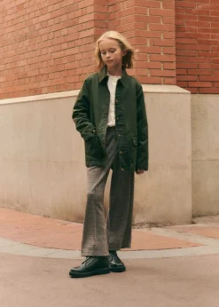 Dzieci MANGO Spodnie|Legginsy I Joggery*Spodnie w kurzą stopkę