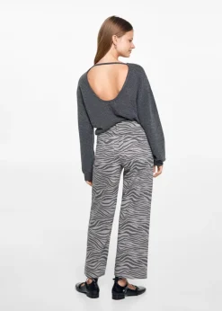 MANGO Dżinsy|Spodnie*Spodnie w zeberkę