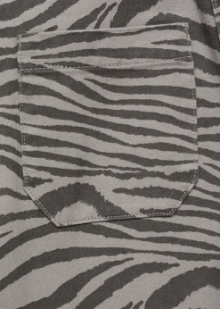 MANGO Dżinsy|Spodnie*Spodnie w zeberkę