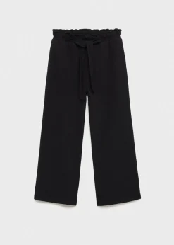 Dzieci MANGO Spodnie|Legginsy I Joggery*Spodnie wide leg z bawełny