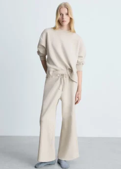 MANGO Piżamy|Piżamy*Spodnie z bawełnianej dzianiny dresowej