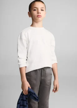 Dzieci MANGO Spodnie*Spodnie z elastycznym pasem