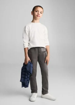 Dzieci MANGO Spodnie*Spodnie z elastycznym pasem