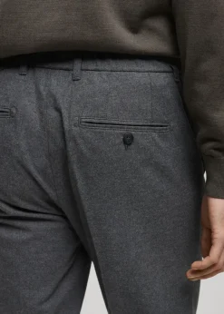 MANGO Spodnie*Spodnie z flaneli regular fit