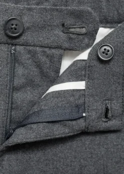 MANGO Spodnie*Spodnie z flaneli regular fit