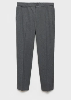 MANGO Spodnie*Spodnie z flaneli regular fit