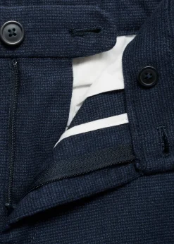 MANGO Spodnie*Spodnie z flaneli w drobną pepitkę