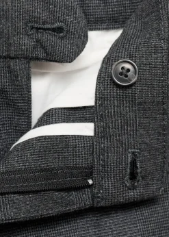 MANGO Spodnie*Spodnie z flaneli w kratę księcia Walii