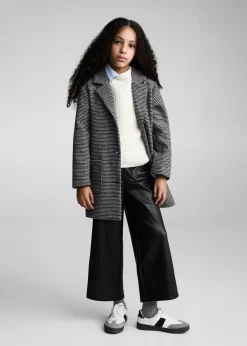 Dzieci MANGO Spodnie*Spodnie z imitacji skóry