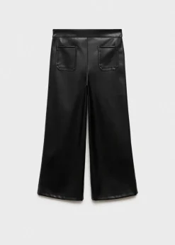 Dzieci MANGO Spodnie*Spodnie z imitacji skóry