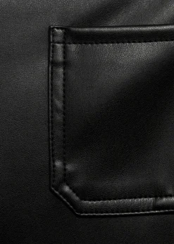 Dzieci MANGO Spodnie*Spodnie z imitacji skóry