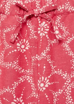 Dzieci MANGO Spodnie*Spodnie z kwiatowym wzorem