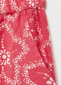 Dzieci MANGO Spodnie*Spodnie z kwiatowym wzorem