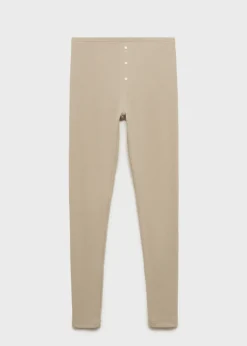 MANGO Piżamy|Piżamy*Spodnie z prążkowanej dzianiny