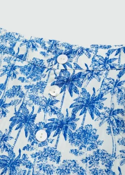 Dzieci MANGO Spodnie*Spodnie z prostymi nogawkami i wzorem