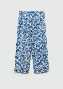 Dzieci MANGO Spodnie*Spodnie z prostymi nogawkami i wzorem