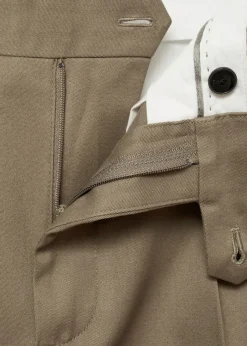 MANGO Spodnie*Spodnie z zaszewkami i podwiniętymi nogawkami