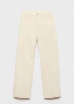 MANGO Dżinsy*Spodnie ze sztruksu o kroju balloon z wysokim stanem