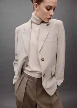 MANGO Marynarki*Strukturalna prosta marynarka