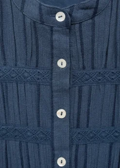 Dzieci MANGO Sukienki I Kombinezony*Sukienka bawełniana z bufiastym rękawem