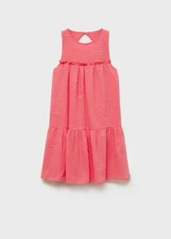 Dzieci MANGO Sukienki I Kombinezony*Sukienka haftowane detale