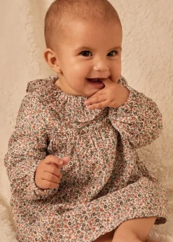 Dzieci MANGO Sukienki I Kombinezony|Kombinezony I Ogrodniczki*Sukienka i majteczki z bawełny