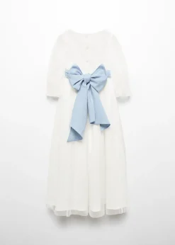 Dzieci MANGO Sukienki I Kombinezony*Sukienka plumeti z wiązaniem