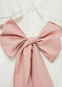 Dzieci MANGO Sukienki I Kombinezony*Sukienka szyfonowa z wiązaniem