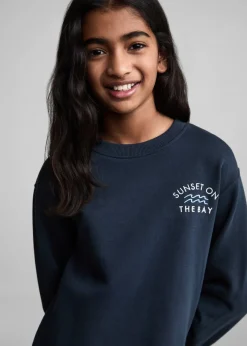 Dzieci MANGO Sukienki I Kombinezony|Bluzy*Sukienka typu bluza z haftem