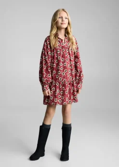 Dzieci MANGO Sukienki I Kombinezony*Sukienka w kwiaty