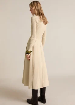 MANGO Sukienki I Kombinezony*Sukienka z łączonych materiałów o rozszerzanym kroju