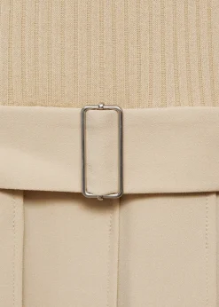 MANGO Sukienki I Kombinezony*Sukienka z łączonych materiałów o rozszerzanym kroju