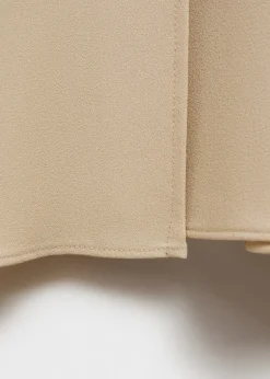 MANGO Sukienki I Kombinezony*Sukienka z łączonych materiałów o rozszerzanym kroju