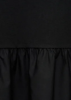 MANGO Sukienki I Kombinezony*Sukienka z łączonych materiałów o rozszerzanym kroju