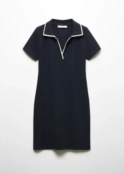 MANGO Sukienki I Kombinezony*Sukienka z kołnierzykiem polo