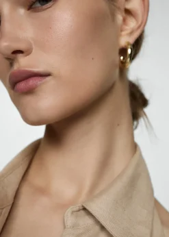 MANGO Sukienki I Kombinezony*Sukienka z kołnierzykiem polo i rozcięciem