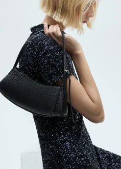 MANGO Sukienki I Kombinezony*Sukienka z krótkim rękawem i cekinami